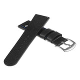 Ds15.1.5 Strap Dassari Leather Strap In Black W Blue Stitching 2