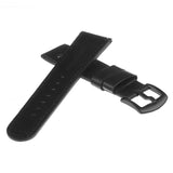 Ds15.1.mb Dassari Leather Strap In Black W Matte Black Buckle 2