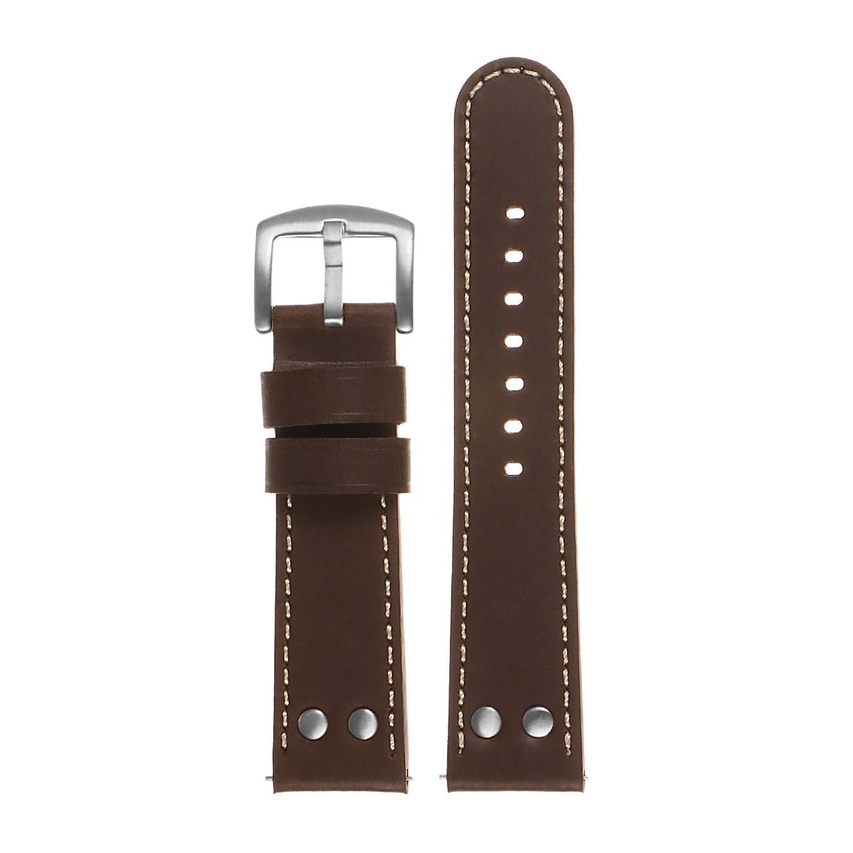 Ds15.2 Dassari Leather Strap In Brown 3