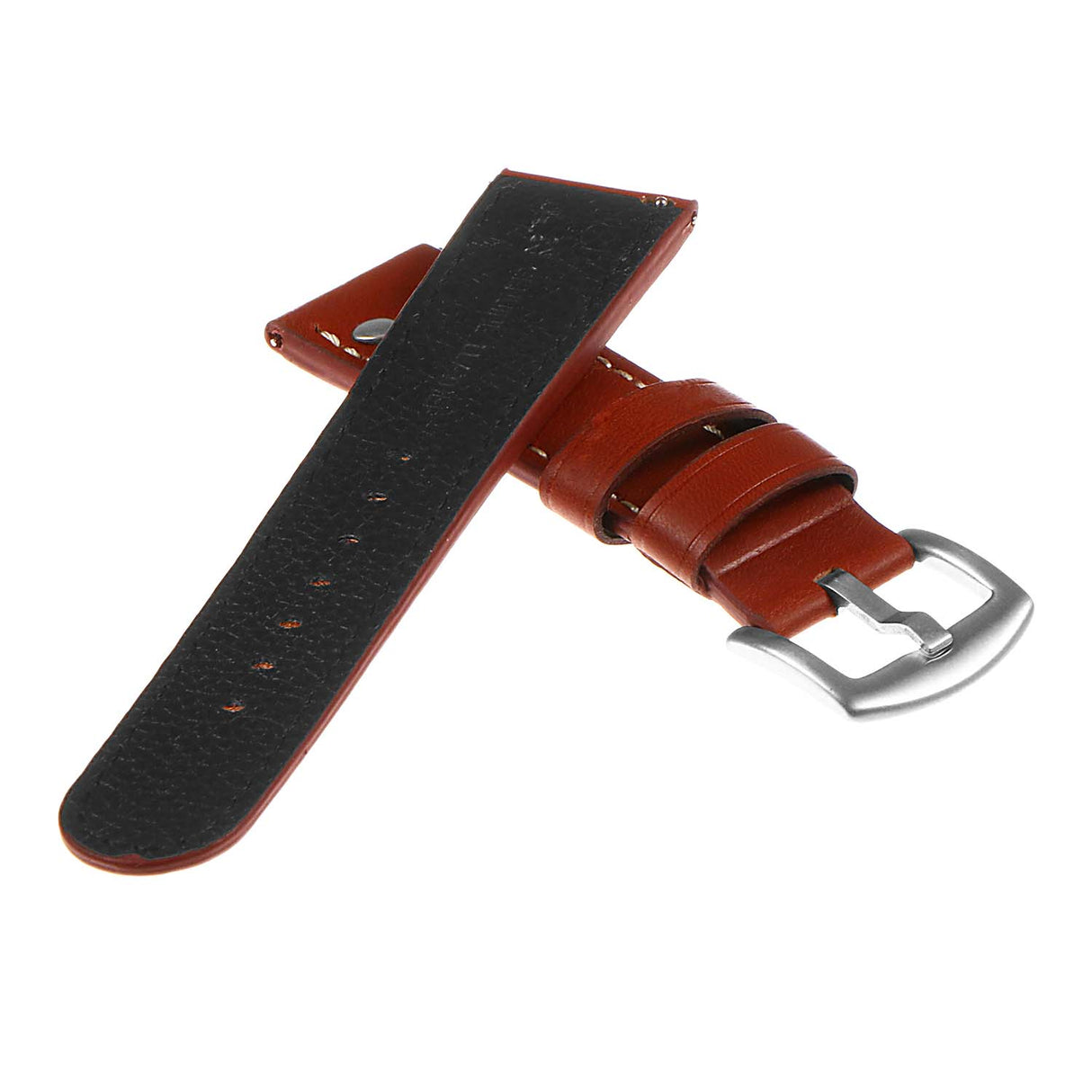 Ds15.8 Dassari Leather Strap In Rust 2