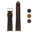 ds17.2 Gallery Dark Brown DASSARI Distressed Leather Watch Band Strap 18mm 19mm 20mm 21mm 22mm