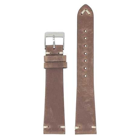 ds17.9 Up Brown DASSARI Distressed Leather Watch Band Strap