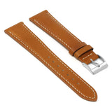 ds18.3 Angle Tan DASSARI Classic Vintage Leather Watch Band Strap 18mm 19mm 20mm 21mm 22mm