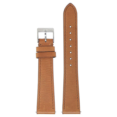 ds30.8 Main Rouille DASSARI Classic Stitched Leather Watch Band Strap Quick Release 18mm 19mm 20mm 21mm 22mm