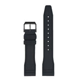 fk18.1.mb Up Black DASSARI Aviator FKM Rubber Pilot Watch Band Strap 20mm 21mm 22mm