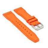 fk18.12 Angle Orange DASSARI Aviator FKM Rubber Pilot Watch Band Strap 20mm 21mm 22mm