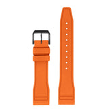 fk18.12.mb Up Orange DASSARI Aviator FKM Rubber Pilot Watch Band Strap 20mm 21mm 22mm