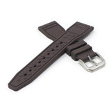 fk18.2 Cross Brown DASSARI Aviator FKM Rubber Pilot Watch Band Strap 20mm 21mm 22mm