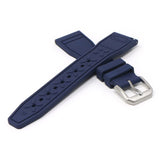 fk18.5 Cross Blue DASSARI Aviator FKM Rubber Pilot Watch Band Strap 20mm 21mm 22mm