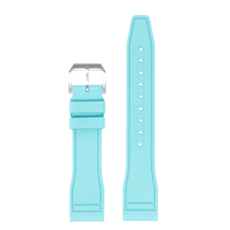 fk18.5b.bs Up Baby Blue DASSARI Aviator FKM Rubber Pilot Watch Band Strap 20mm 21mm 22mm