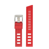 fk19.6 Up Red DASSARI Icon Diver FKM Watch Band Strap 20mm 22mm