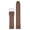 fk3.2 Main Brown DASSARI Textured FKM Rubber Watch Band 18mm 20mm 22mm 24mm Quick Release Strap