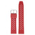 fk3.6 Main Red DASSARI Textured FKM Rubber Watch Band 18mm 20mm 22mm 24mm Quick Release Strap