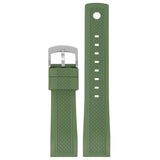 fk7.11 Main Green Rugged FKM Rubber Sport Strap StrapsCo Silicone Rubber Band