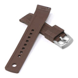 Fk7.2 Cross Brown Rugged FKM Rubber Sport Strap StrapsCo Silicone Rubber Band