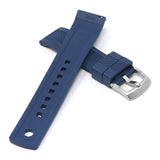 Fk7.5 Cross Blue Rugged FKM Rubber Sport Strap StrapsCo Silicone Rubber Band