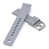 Fk7.7 Cross Grey Rugged FKM Rubber Sport Strap StrapsCo Silicone Rubber Band