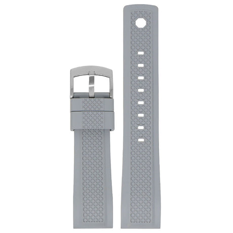 fk7.7 Main Grey Rugged FKM Rubber Sport Strap StrapsCo Silicone Rubber Band