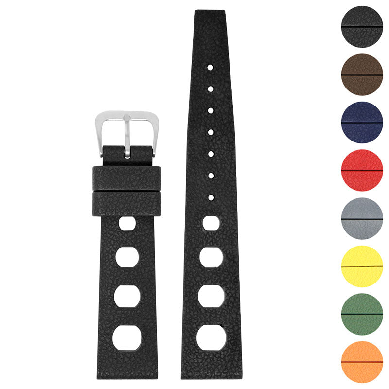 fk8 Gallery (Black) StrapsCo DASSARI Vintage FKM Rubber Strap Silicone Band