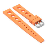 fk8.12.20 Angle StrapsCo Orange DASSARI Vintage FKM Rubber Strap Silicone Band