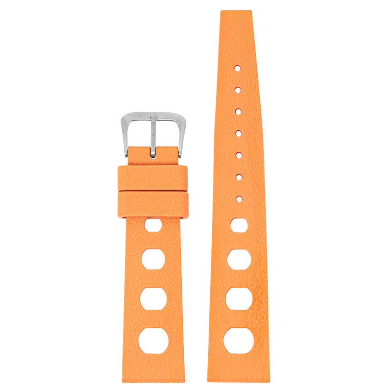 fk8.12.20 Main StrapsCo Orange DASSARI Vintage FKM Rubber Strap Silicone Band