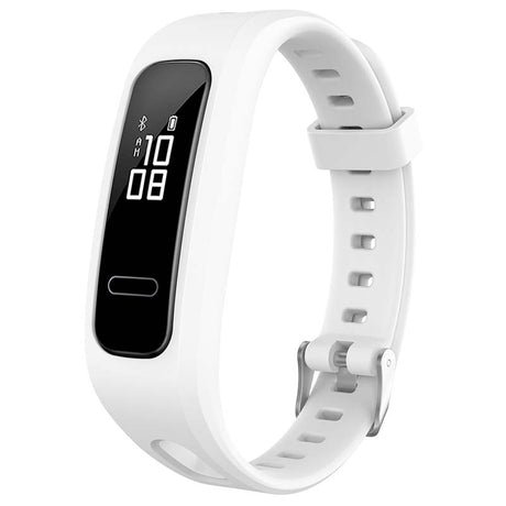 h.r6.22 Main White StrapsCo Rubber Watch Band Strap for Huawei Honor Band 4 4e 3e