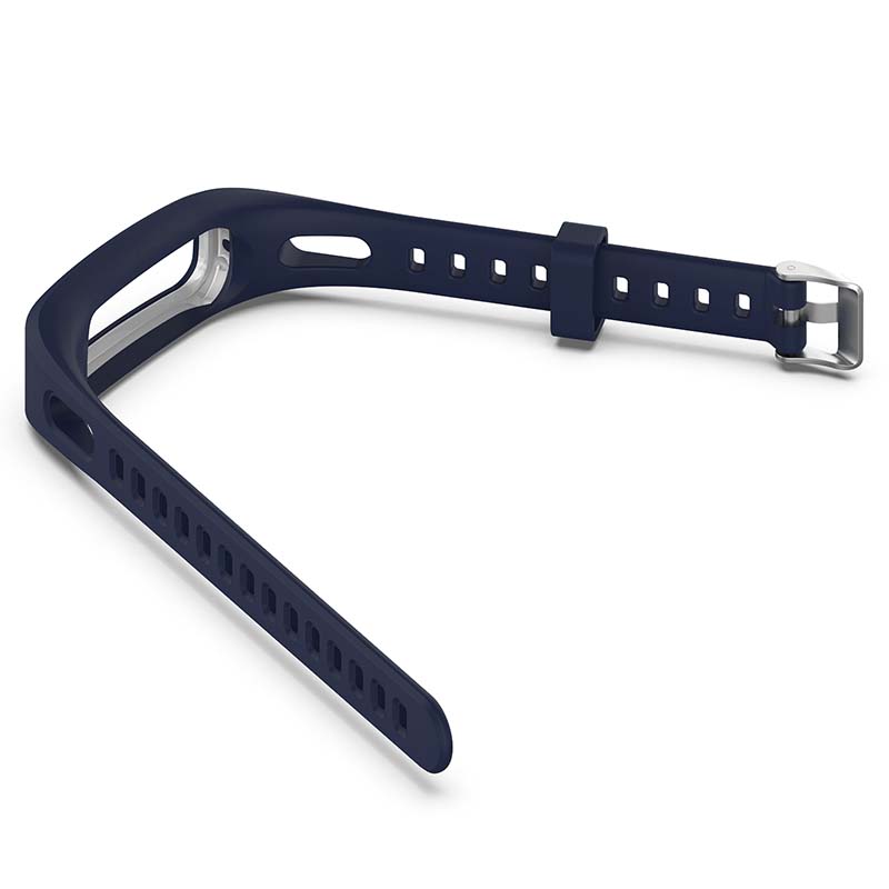 h.r6.5 Angle Navy StrapsCo Rubber Watch Band Strap for Huawei Honor Band 4 4e 3e