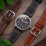 iw12 Creative DASSARI Alligator Pilot Strap IWC Quick Release 20mm 21mm 22mm