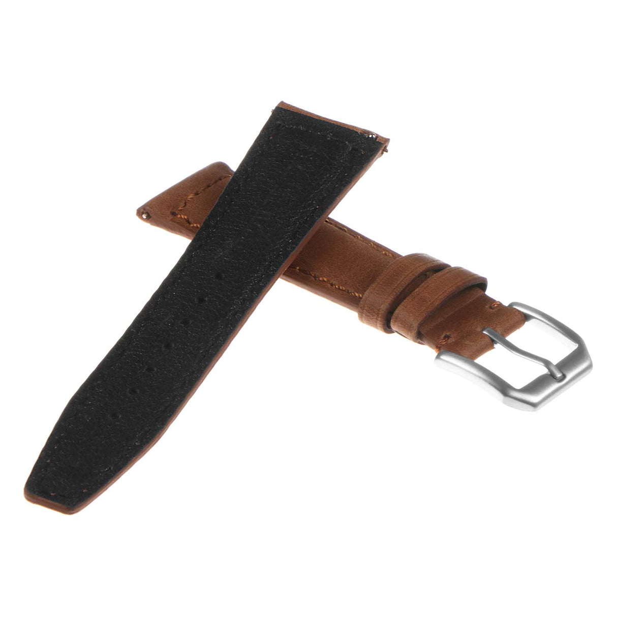 Iw9.3 Matte Finish Leather Strap In Tan 2