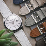 Classic Textured Leather Strap With Quick Release