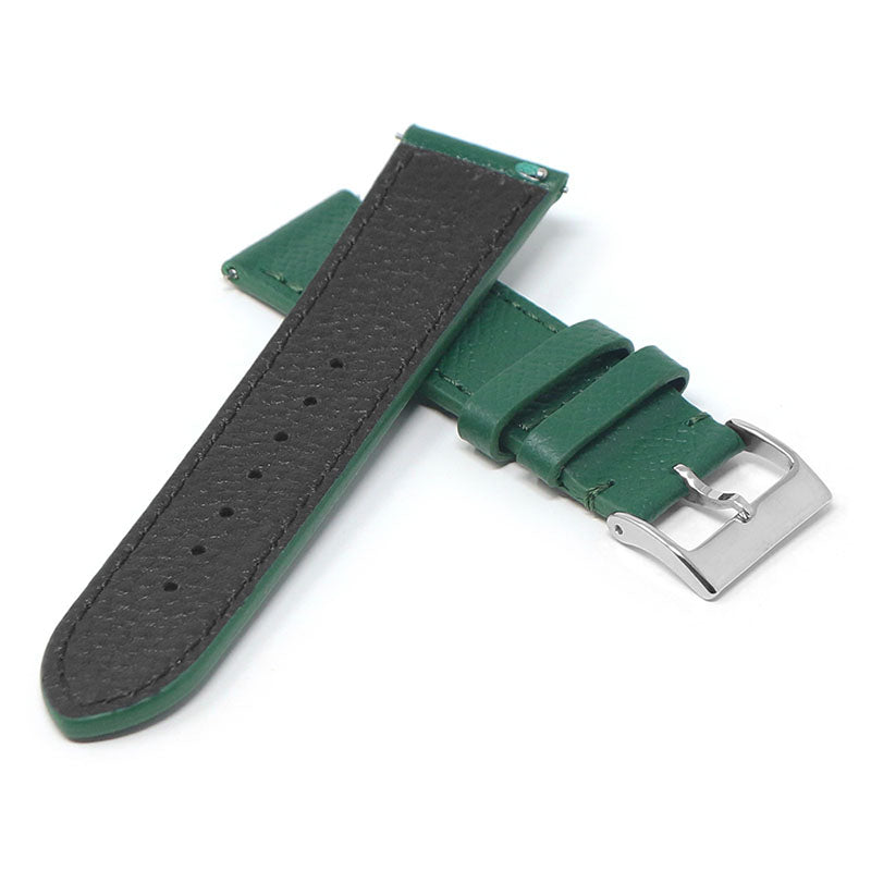 Classic Textured Leather Strap With Quick Release