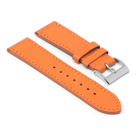 Classic Textured Leather Strap With Quick Release