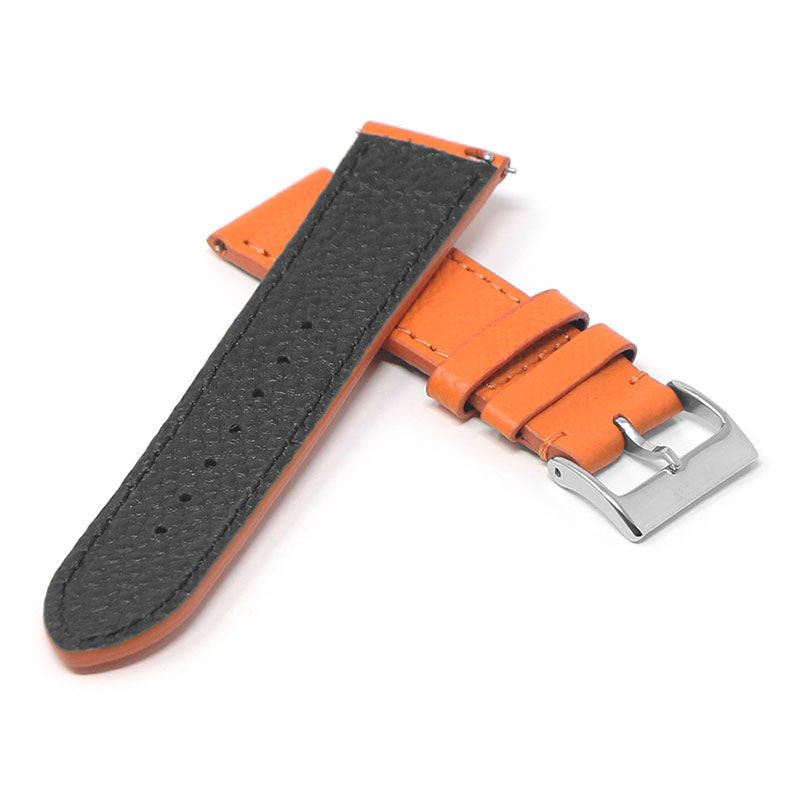 Classic Textured Leather Strap With Quick Release