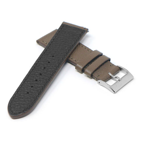 Classic Textured Leather Strap With Quick Release