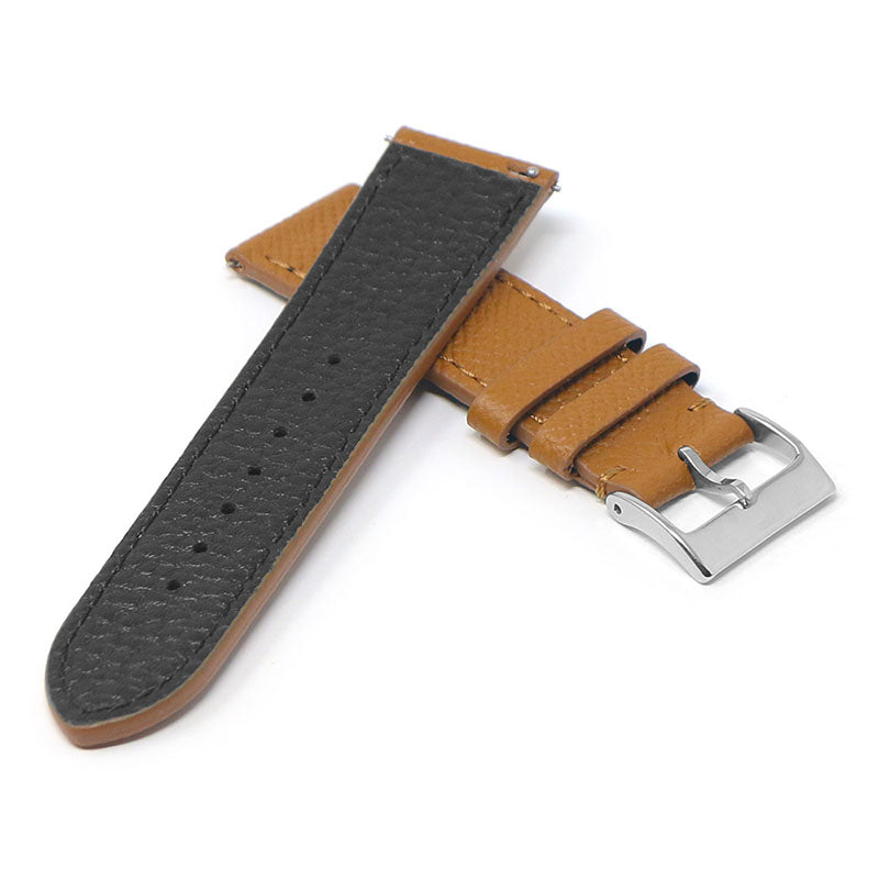 Classic Textured Leather Strap With Quick Release