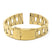 m.ld1 .yg Main Yellow Gold StrapsCo Stainless Steel Ladder Watch Band Bracelet Strap w Deployant Clasp