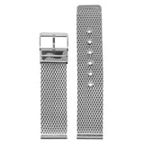 M3.ss Main Silver StrapsCo Stainless Steel Two Piece Mesh Watch Band Strap 18mm 20mm 22mm 24mm