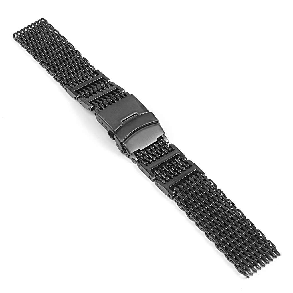 m4 H-Link Shark Mesh Strap w Matte Black Finish