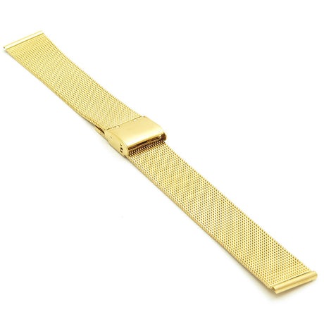 m6.yg Thin Mesh Strap in Yellow Gold