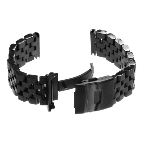 M8.mb Engineer Stainless Steel With Link Watch Strap In Matte Black 3