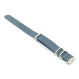 nt.5 5 Ring Leather NATO Strap in Blue