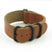 nt.8.mb 5 Ring Leather NATO Strap in rust