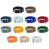 nt15 All Color StrapsCo Classic Nylon One Piece Watch Band Strap 18mm 19mm 20mm 21mm 22mm 24mm