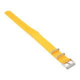 nt15.10 Angle Yellow StrapsCo Classic Nylon One Piece Watch Band Strap 18mm 19mm 20mm 21mm 22mm 24mm