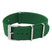 nt15.11a Round Forest Green StrapsCo Classic Nylon One Piece Watch Band Strap 18mm 19mm 20mm 21mm 22mm 24mm