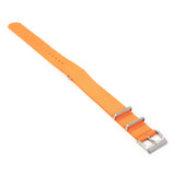 nt15.12 Angle Orange StrapsCo Classic Nylon One Piece Watch Band Strap 18mm 19mm 20mm 21mm 22mm 24mm