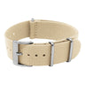 nt15.17 Round Khaki StrapsCo Classic Nylon One Piece Watch Band Strap 18mm 19mm 20mm 21mm 22mm 24mm