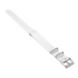 nt15.22 Angle White StrapsCo Classic Nylon One Piece Watch Band Strap 18mm 19mm 20mm 21mm 22mm 24mm