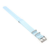 nt15.5b Angle Sky Blue StrapsCo Classic Nylon One Piece Watch Band Strap 18mm 19mm 20mm 21mm 22mm 24mm