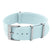 nt15.5b Round Sky Blue StrapsCo Classic Nylon One Piece Watch Band Strap 18mm 19mm 20mm 21mm 22mm 24mm